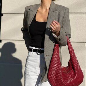 NWT Melie Bianco Brigitte Anthropologie Burgundy